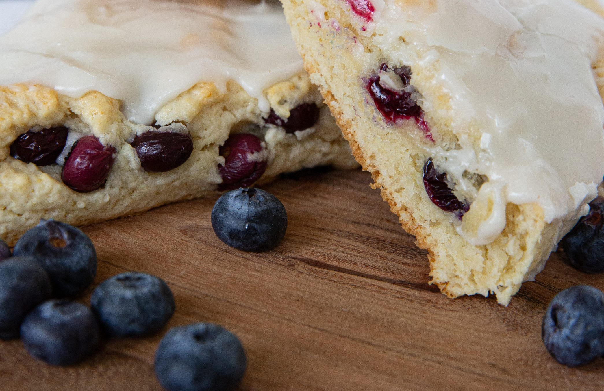 Flaky Soft Blueberry Scones